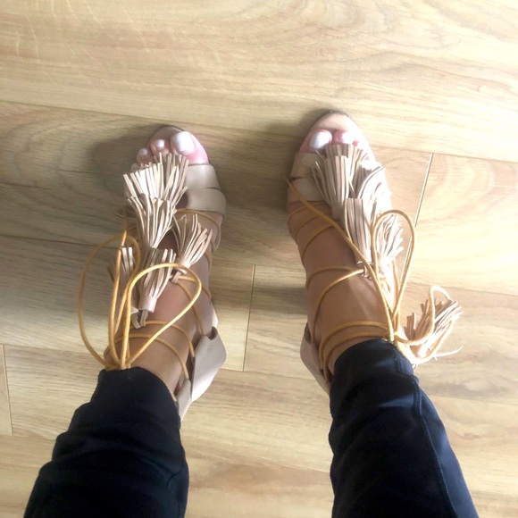 Loeffler Randall nudes sandals size 6 - Picture 2 of 9
